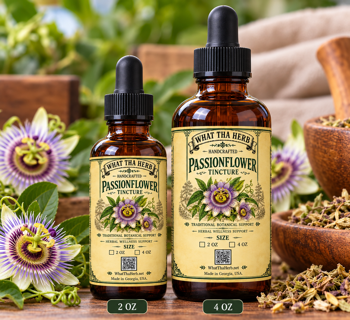 Passionflower Tincture: Herbal Sleep & Relaxation Aid