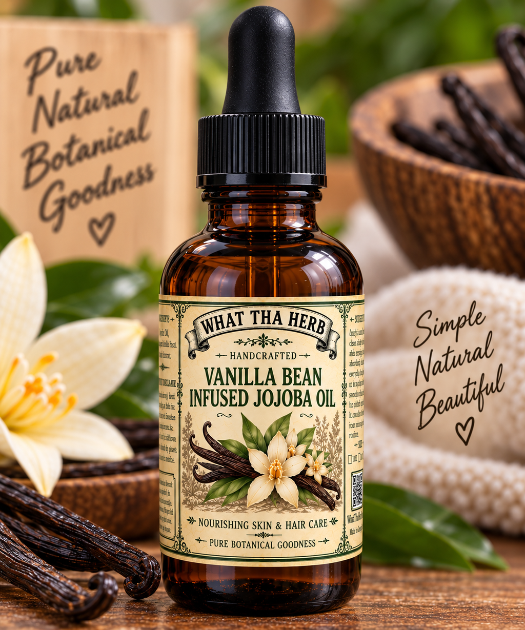 Vanilla Bean Infused Jojoba Oil | Body & Hair Oil
