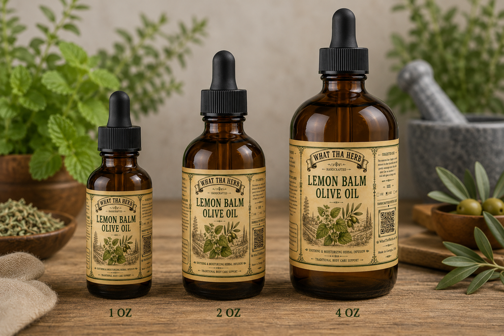 Lemon Balm Olive Oil: Calming Herbal Skin Support