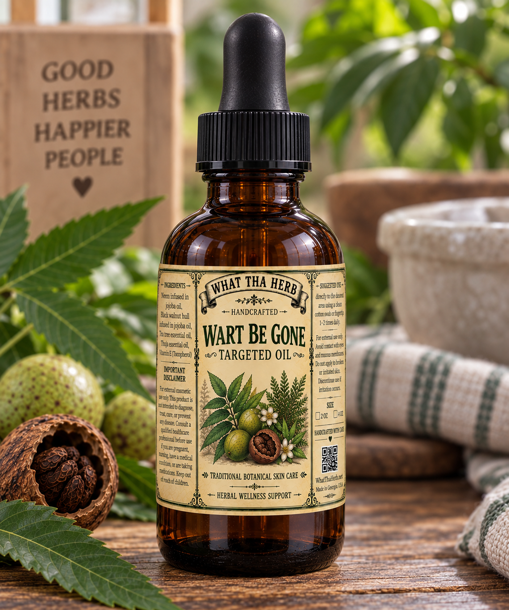 Herbal Wart Be Gone Herbal Oil | Targeted Botanical Blend
