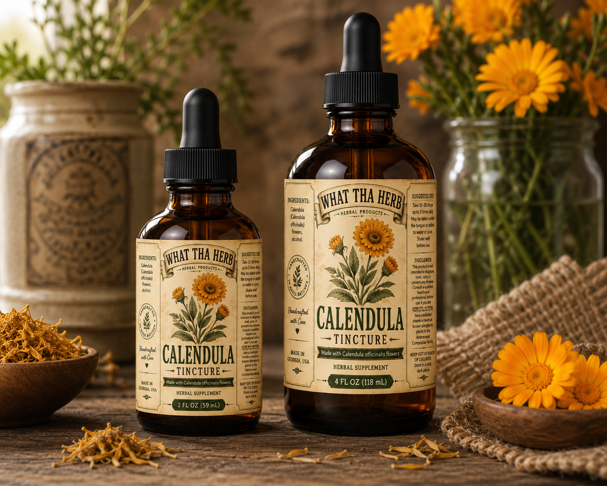 Calendula Tincture Herbal Wellness Tincture Calendula Flower Extract
