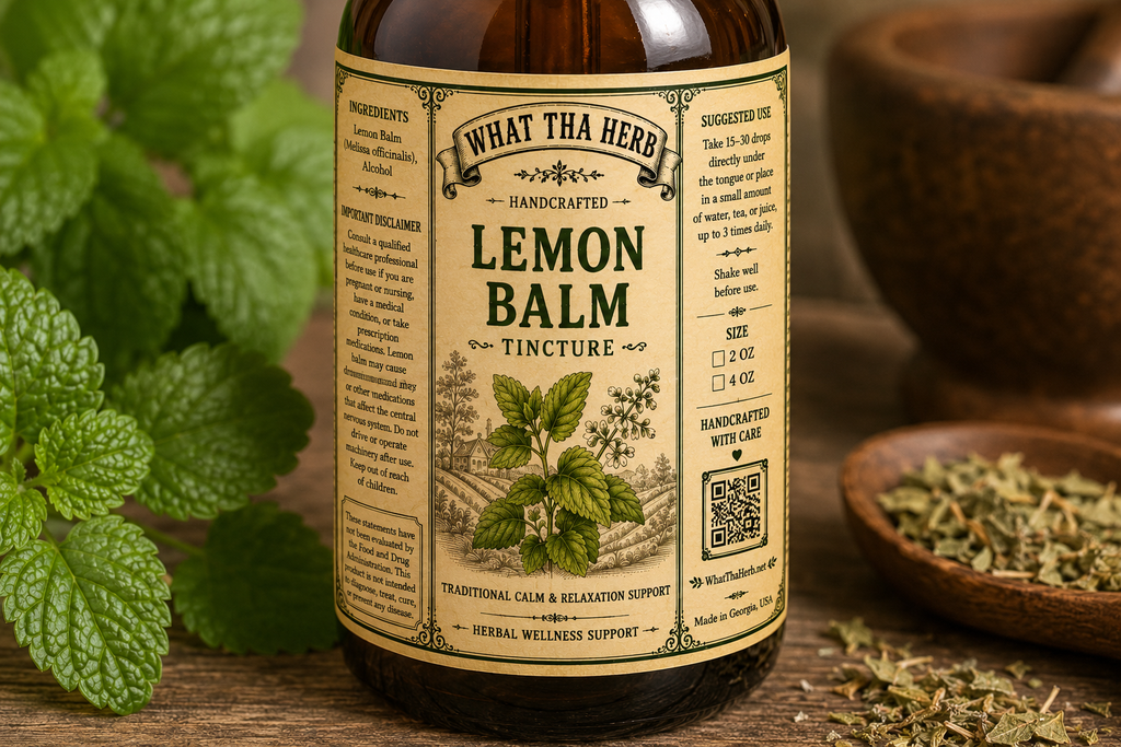 Lemon Balm Tincture – Calm in Every Drop