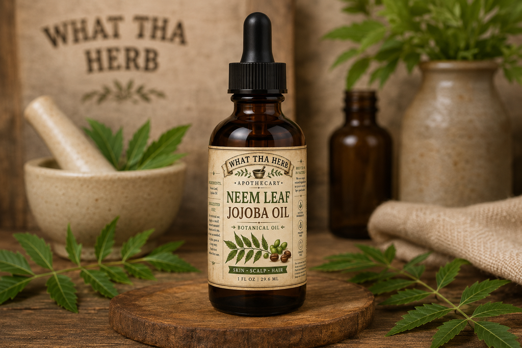 Neem Leaf Jojoba Oil Botanical Skin and Hair Oil