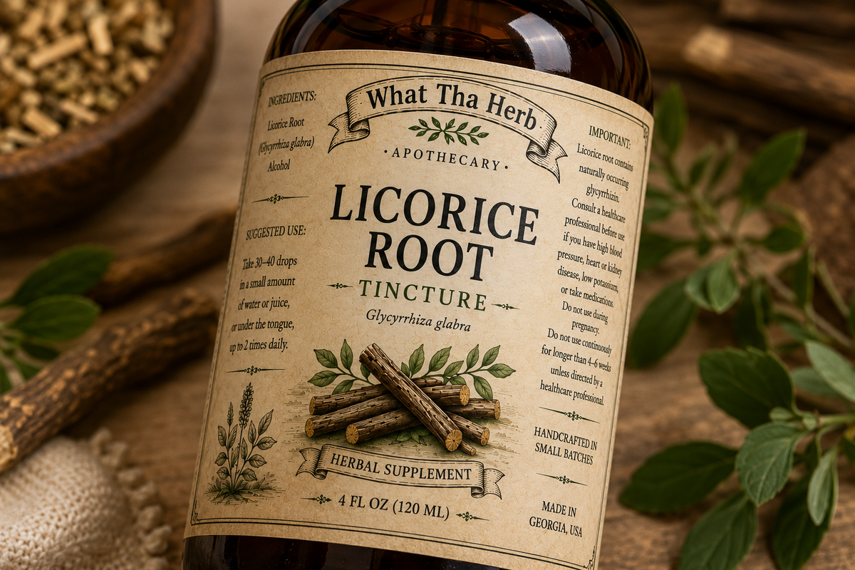 Licorice Root Tincture Herbal Wellness Tincture 2 oz 4 oz