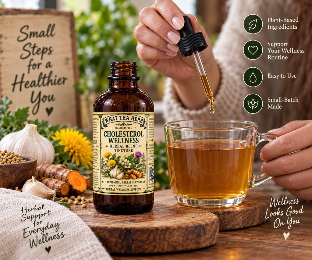 Cholesterol Wellness Herbal Blend Tincture, Daily Herbal Support