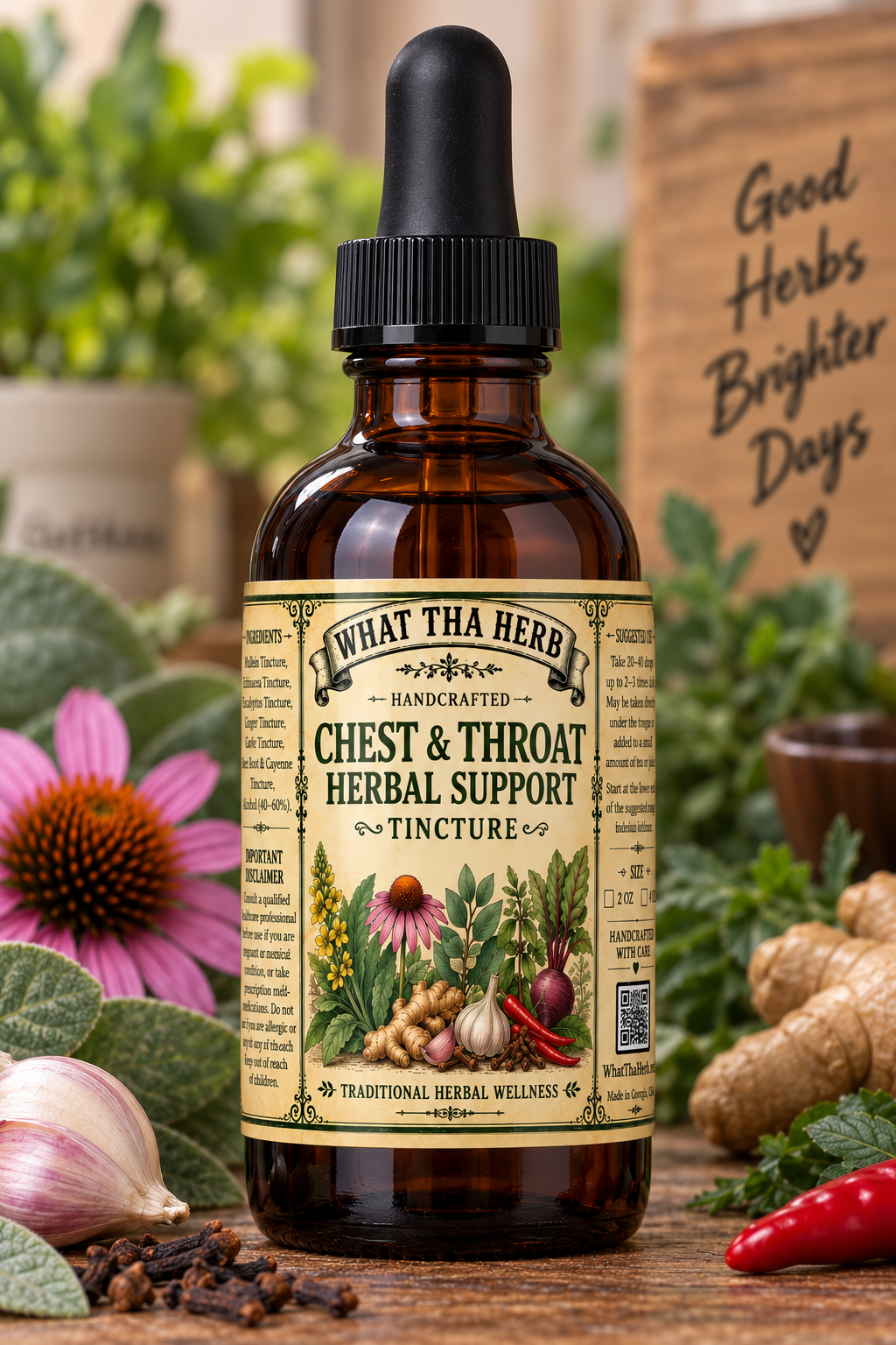 Chest & Throat Herbal Support Tincture
