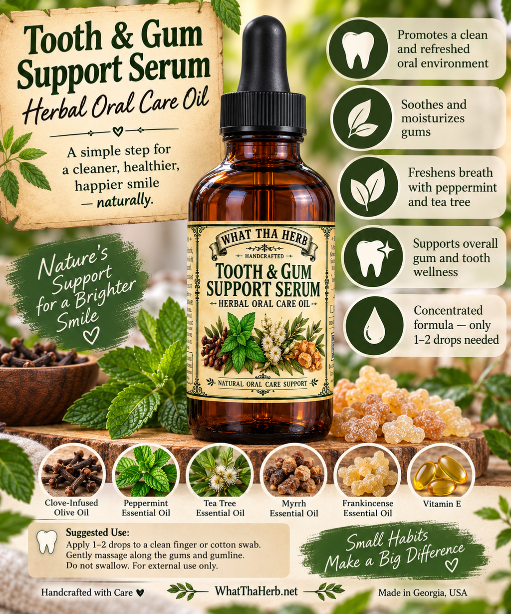 Tooth and Gum Support Serum –Natural Oral Care Extract