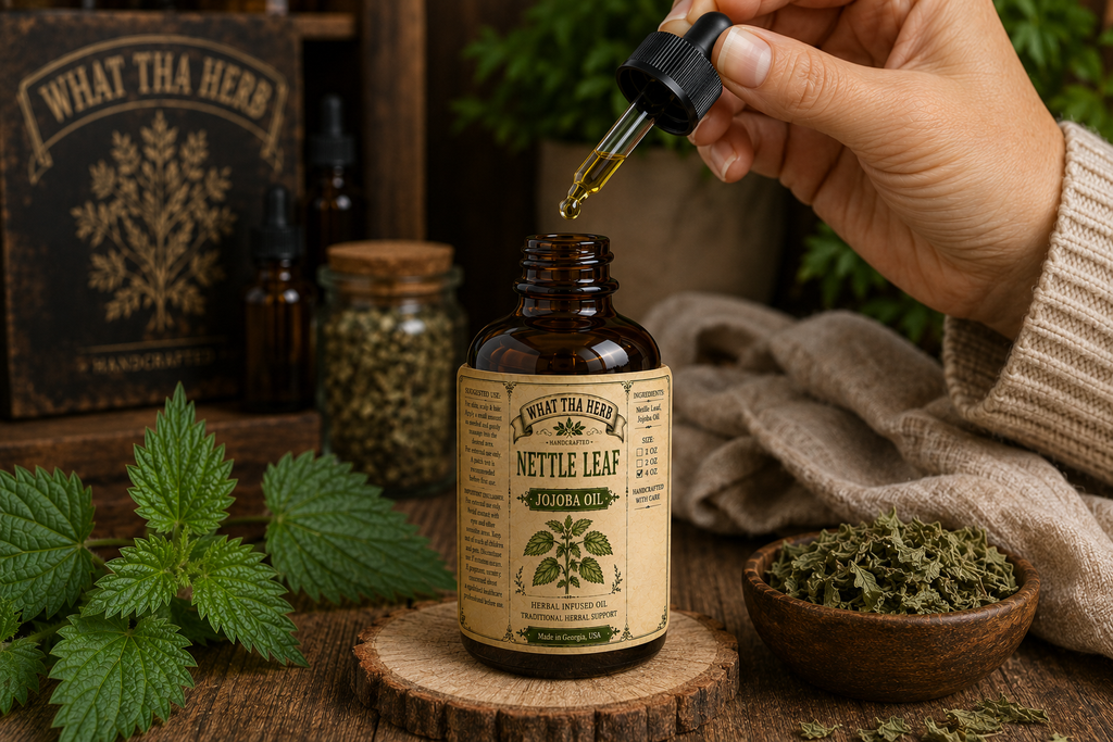 Nettle Leaf Jojoba Oil | Herbal Hair & Skin Oil