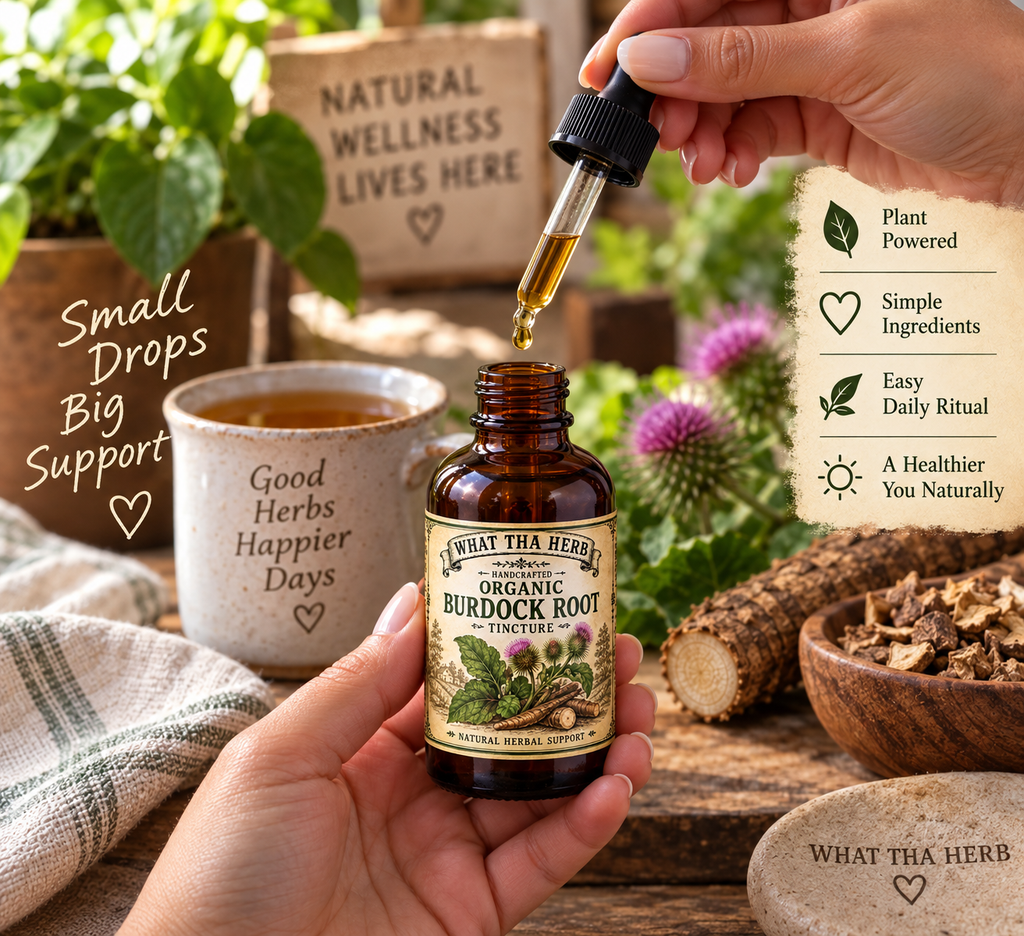 Organic Burdock Root Tincture: Herbal Detox & Skin Support