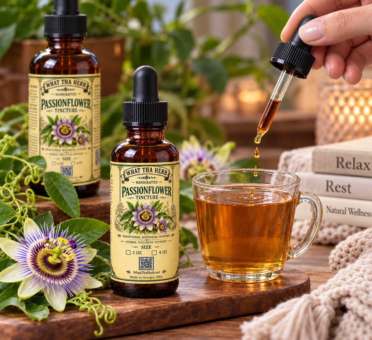 Passionflower Tincture: Herbal Sleep & Relaxation Aid