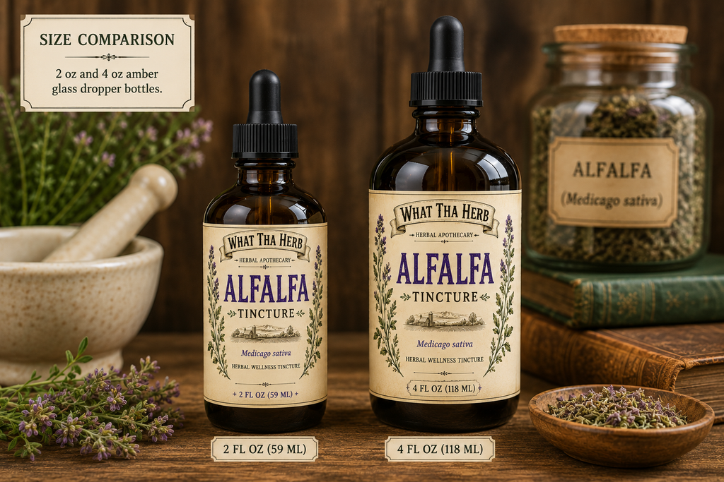 Alfalfa Tincture | Herbal Wellness Tincture | 2 oz & 4 oz