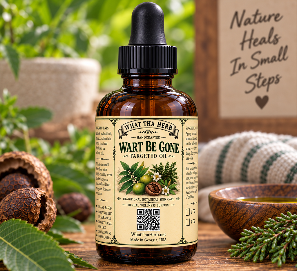 Herbal Wart Be Gone Herbal Oil | Targeted Botanical Blend