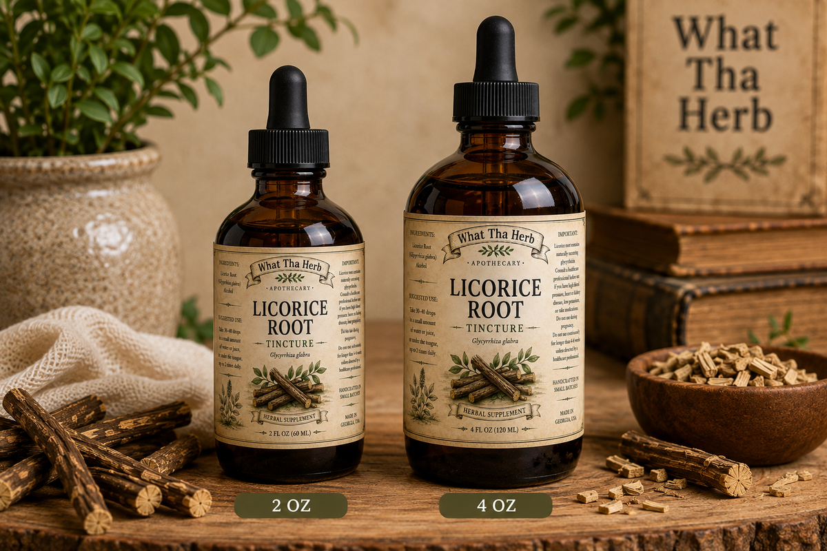 Licorice Root Tincture Herbal Wellness Tincture 2 oz 4 oz