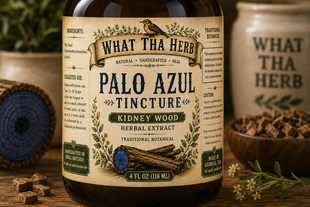 Palo Azul Tincture Kidney Wood Herbal Extract 2 oz & 4 oz