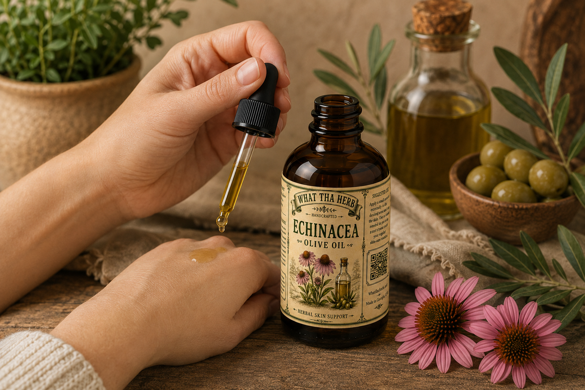 Echinacea Olive Oil – Herbal Skin Support