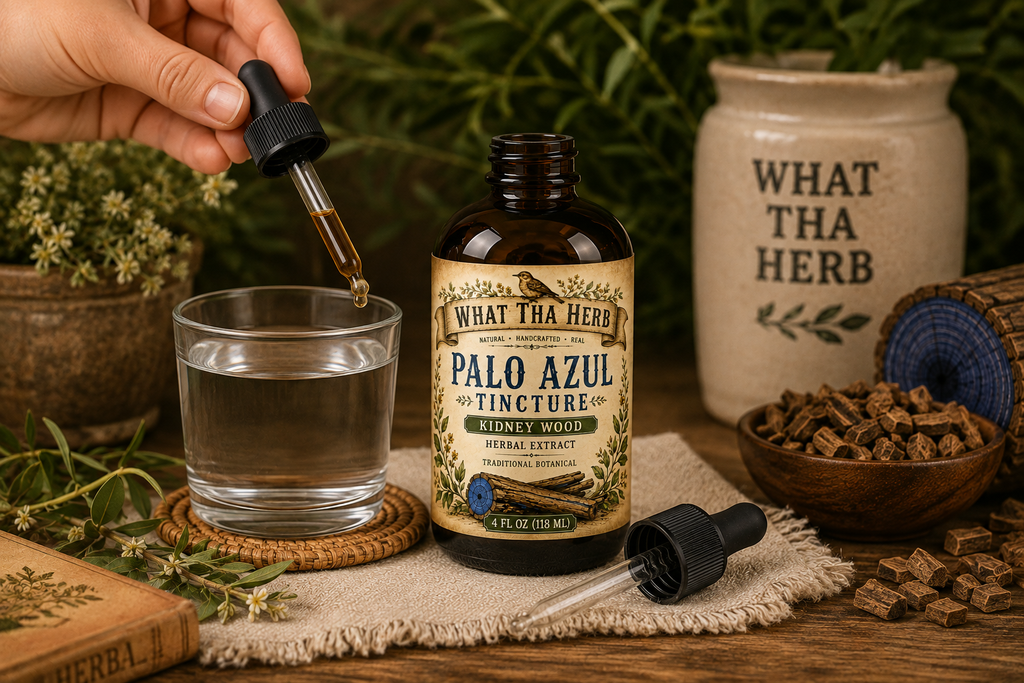 Palo Azul Tincture Kidney Wood Herbal Extract 2 oz & 4 oz