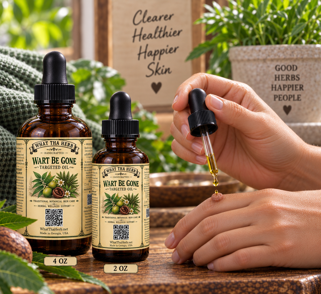 Herbal Wart Be Gone Herbal Oil | Targeted Botanical Blend