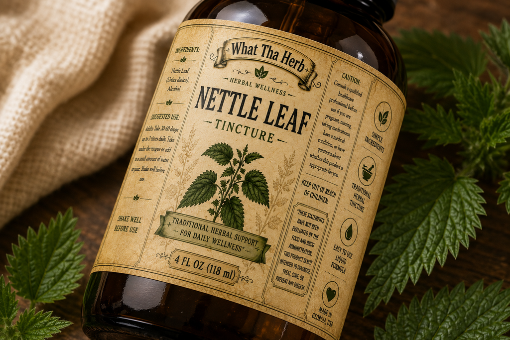 Nettle Leaf Tincture – Herbal Wellness Tincture – 2 oz & 4 oz
