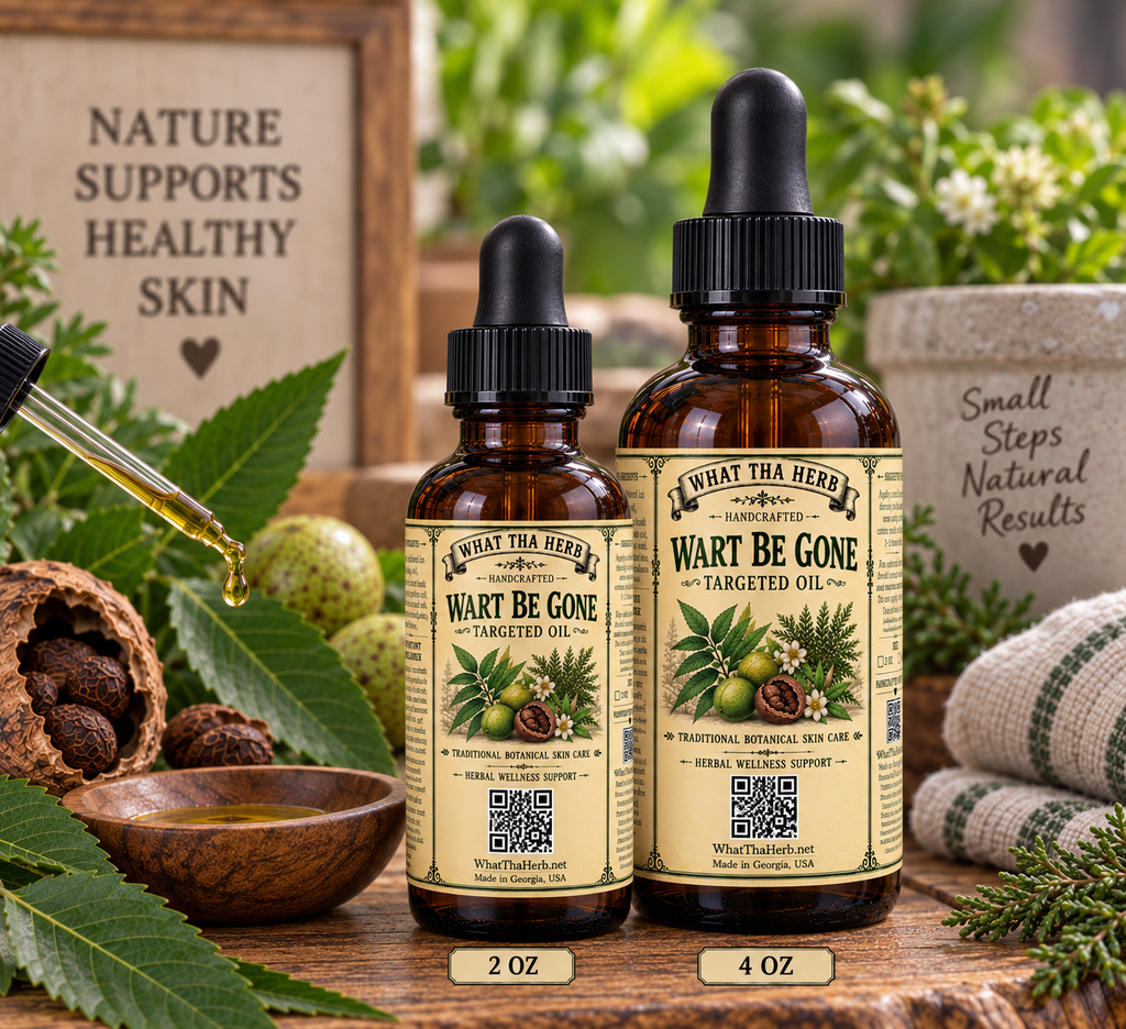 Herbal Wart Be Gone Herbal Oil | Targeted Botanical Blend