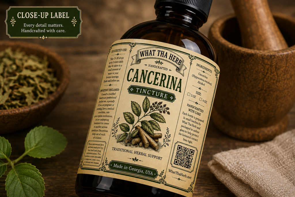 Cancerina Tincture Traditional Herbal Extract Handcrafted Herbal Support