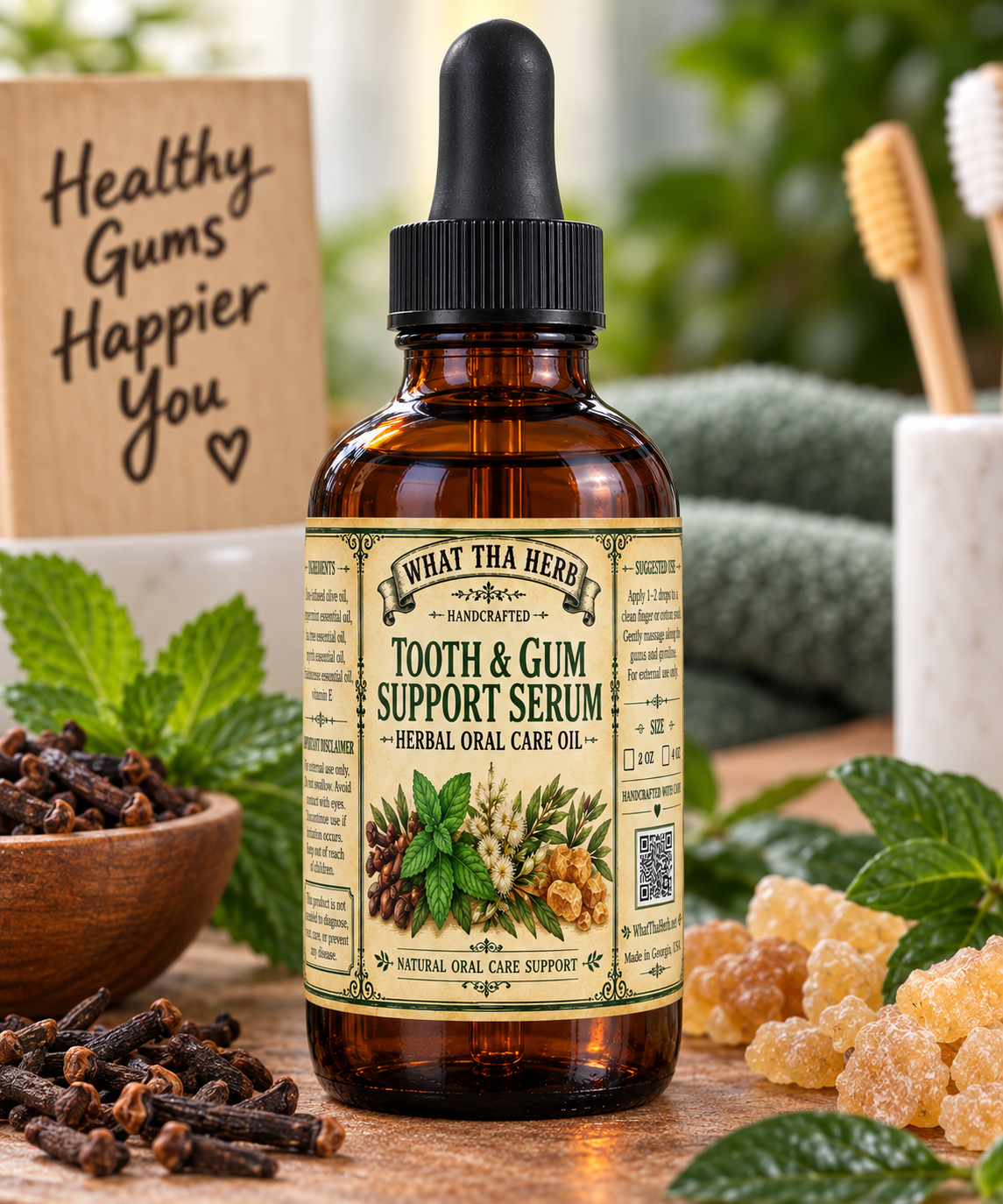 Tooth and Gum Support Serum –Natural Oral Care Extract
