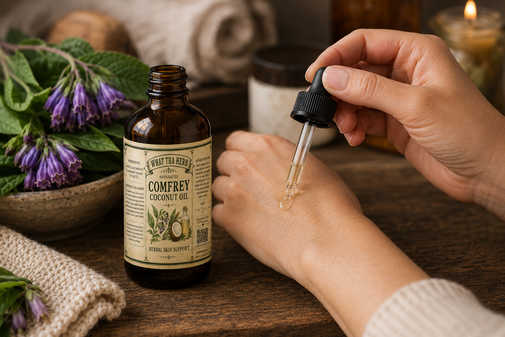 Comfrey Coconut Oil – Herbal Skin Support