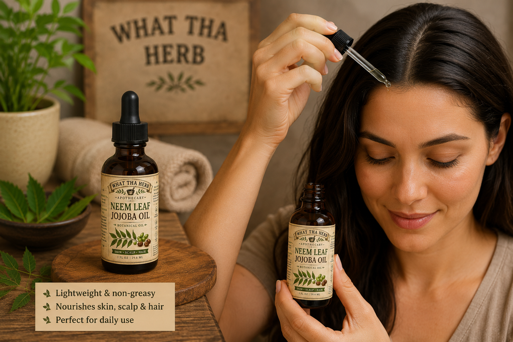 Neem Leaf Jojoba Oil Botanical Skin and Hair Oil