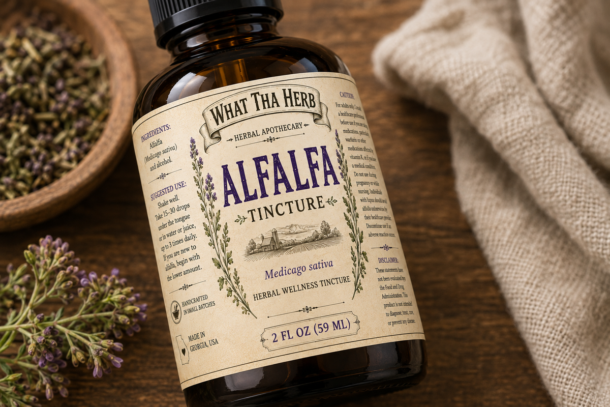 Alfalfa Tincture | Herbal Wellness Tincture | 2 oz & 4 oz