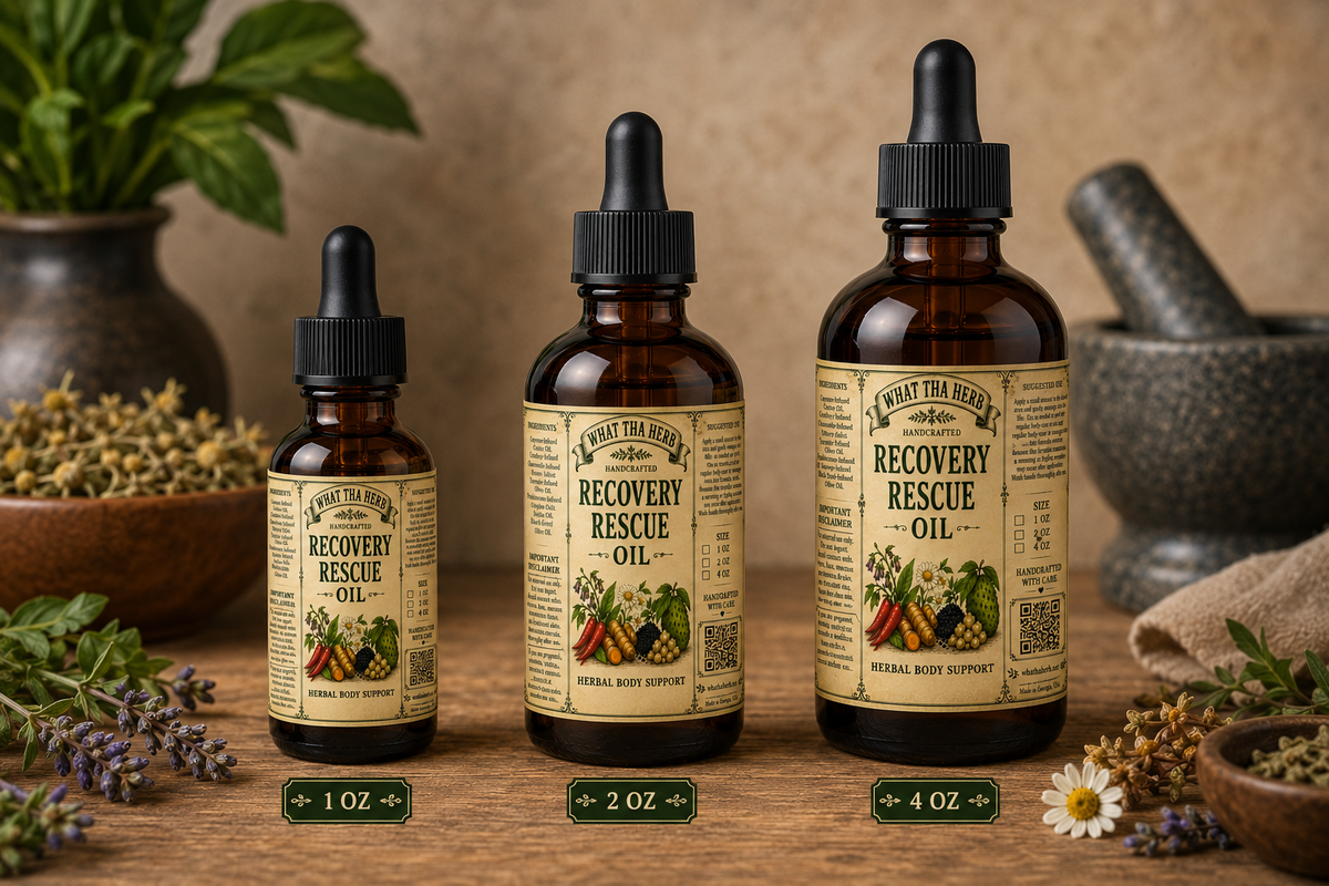 Recovery Rescue Oil/Herbal Body Support