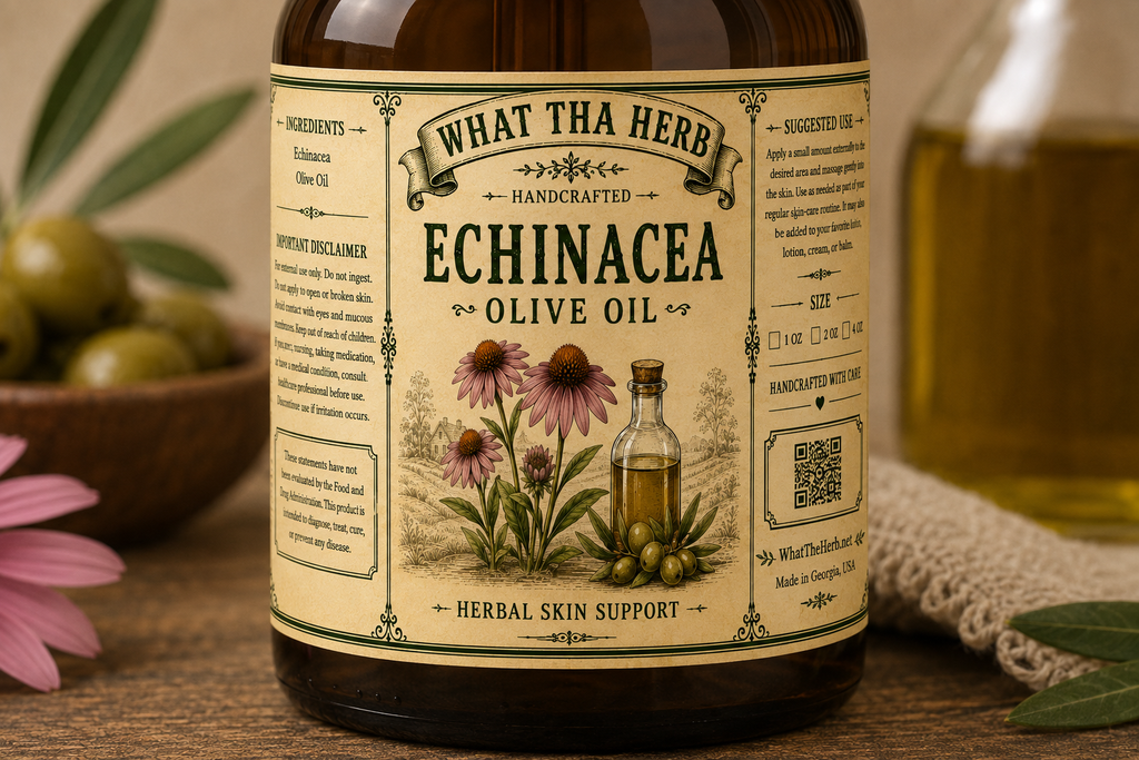 Echinacea Olive Oil – Herbal Skin Support