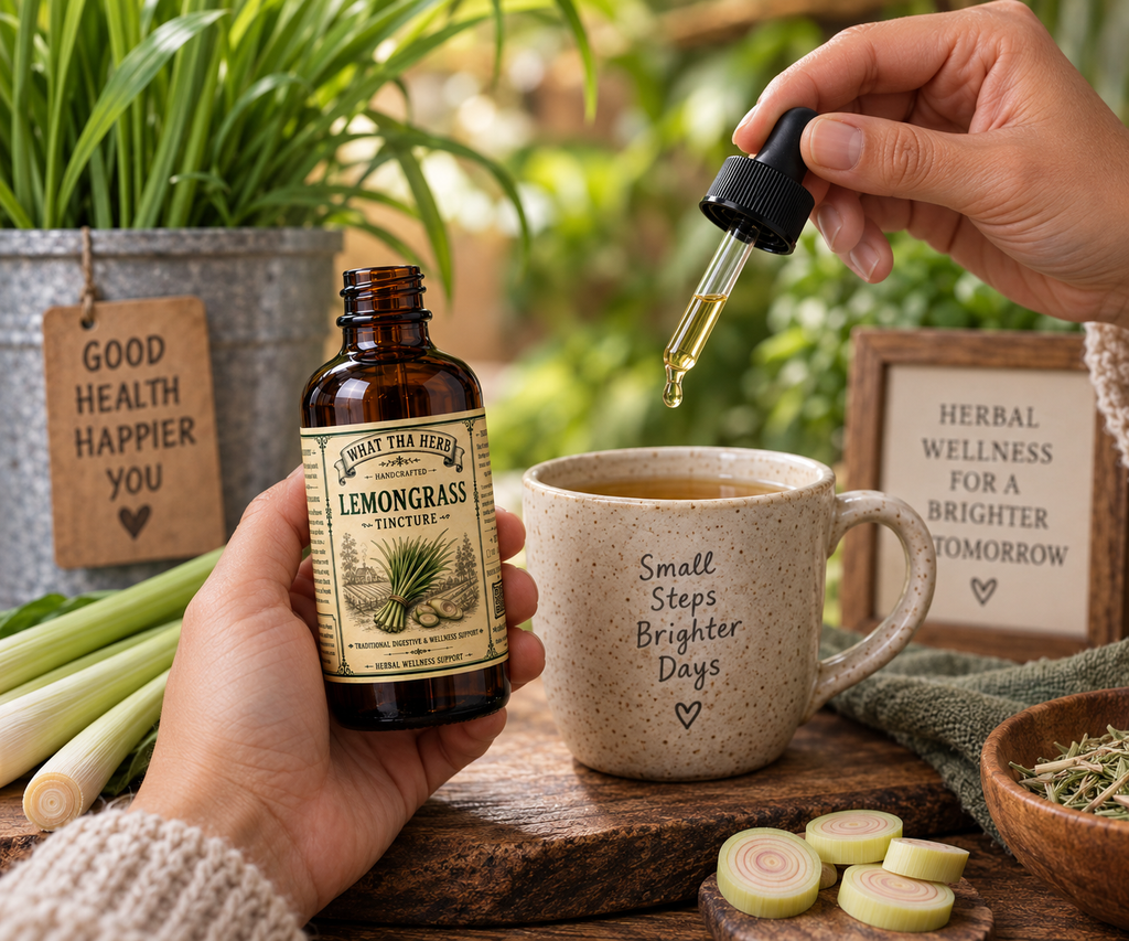 Lemongrass Tincture: Herbal Digestion, Calm & Immunity Support