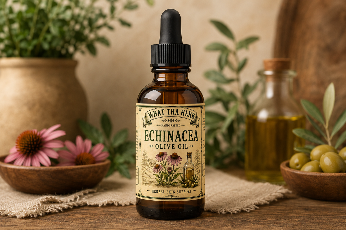 Echinacea Olive Oil – Herbal Skin Support
