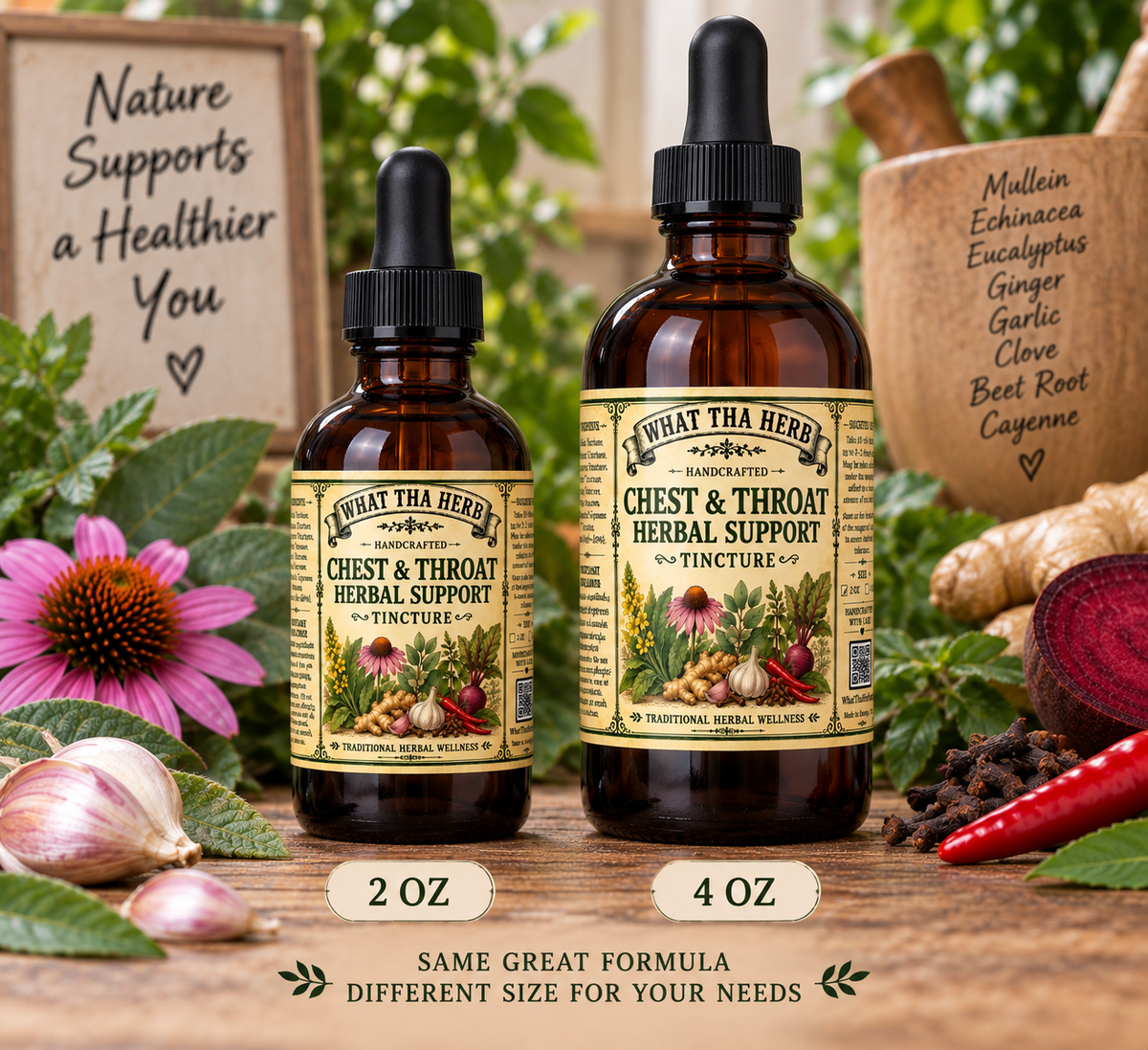 Chest & Throat Herbal Support Tincture