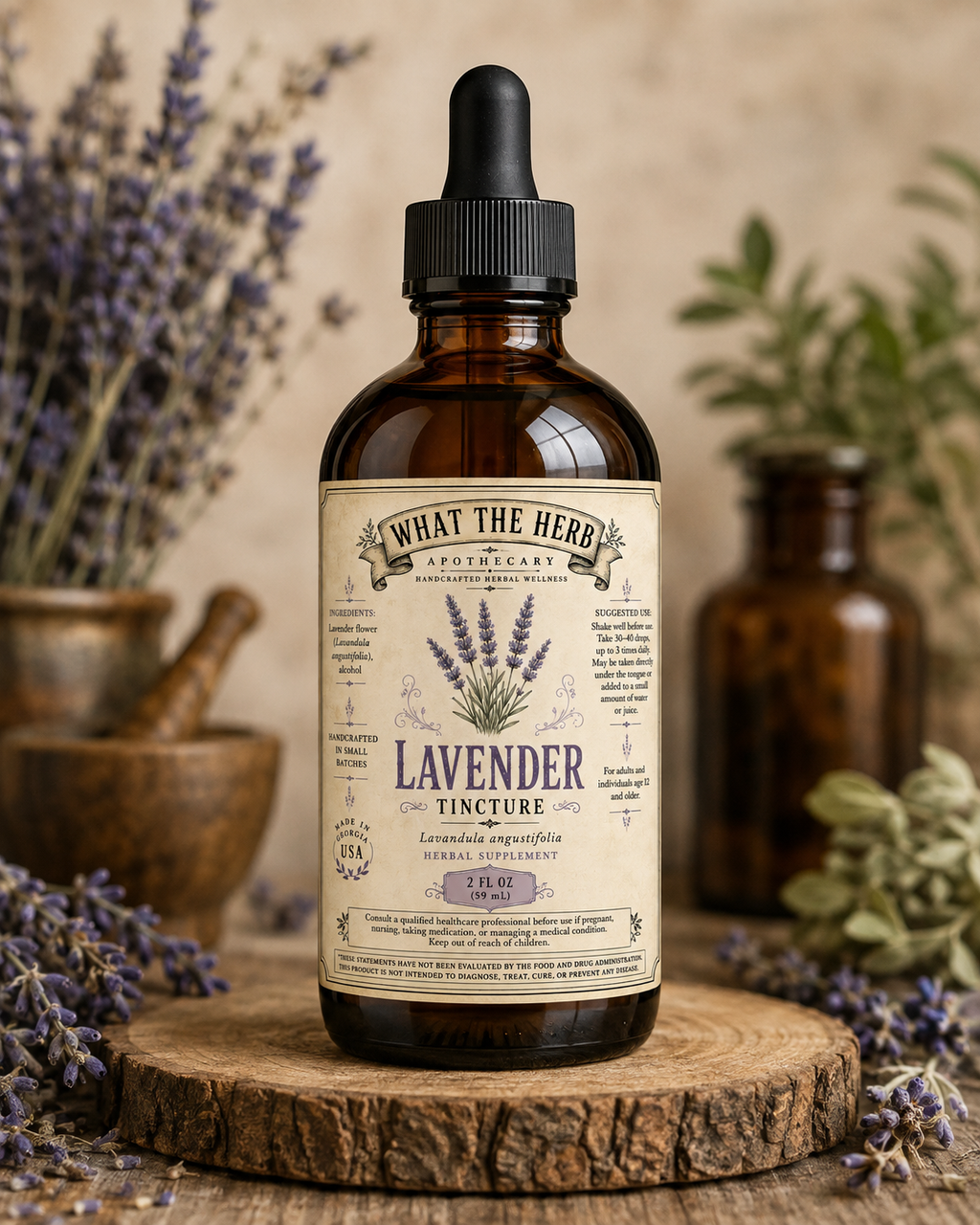 Lavender Tincture Herbal Wellness Tincture