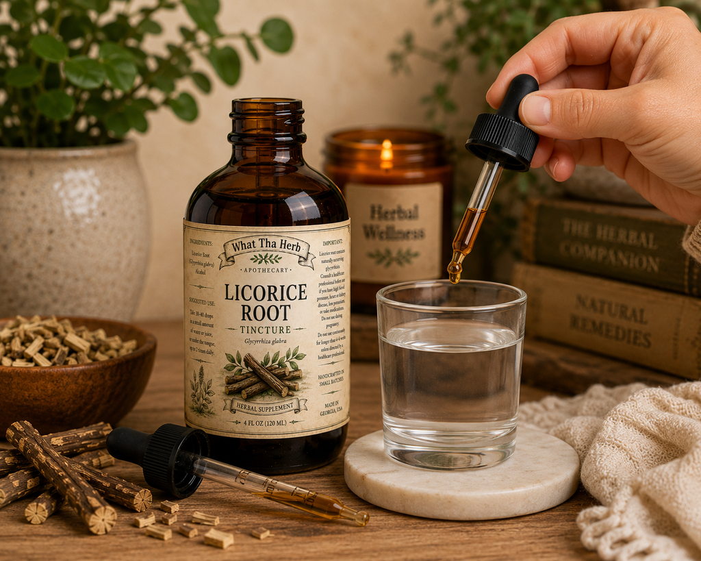 Licorice Root Tincture Herbal Wellness Tincture 2 oz 4 oz