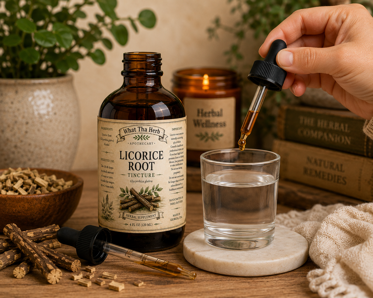 Licorice Root Tincture Herbal Wellness Tincture 2 oz 4 oz
