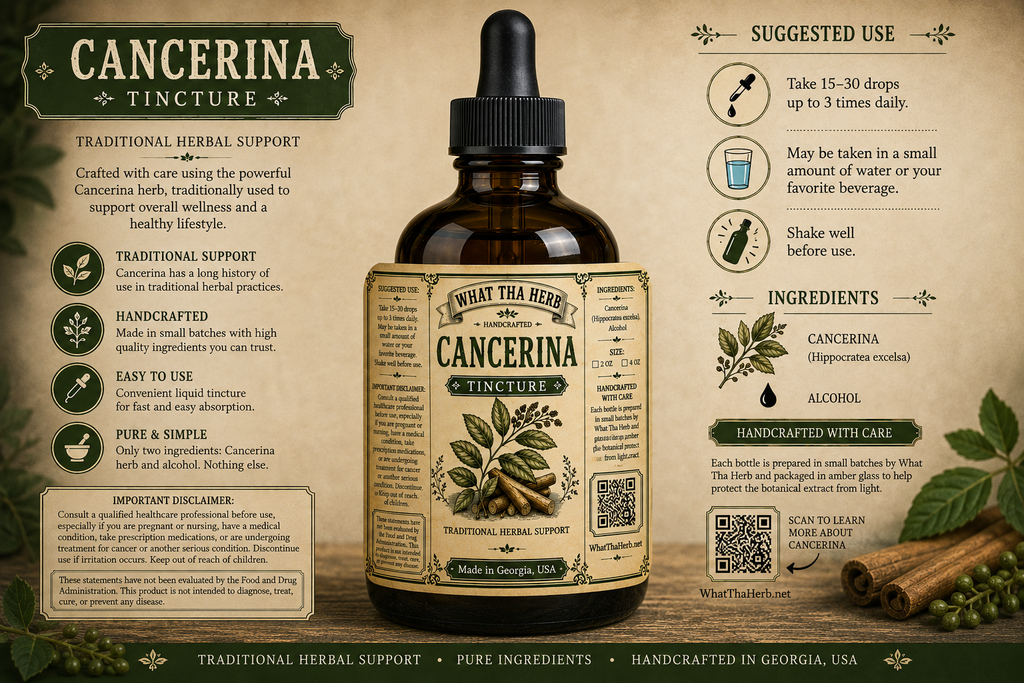 Cancerina Tincture Traditional Herbal Extract Handcrafted Herbal Support