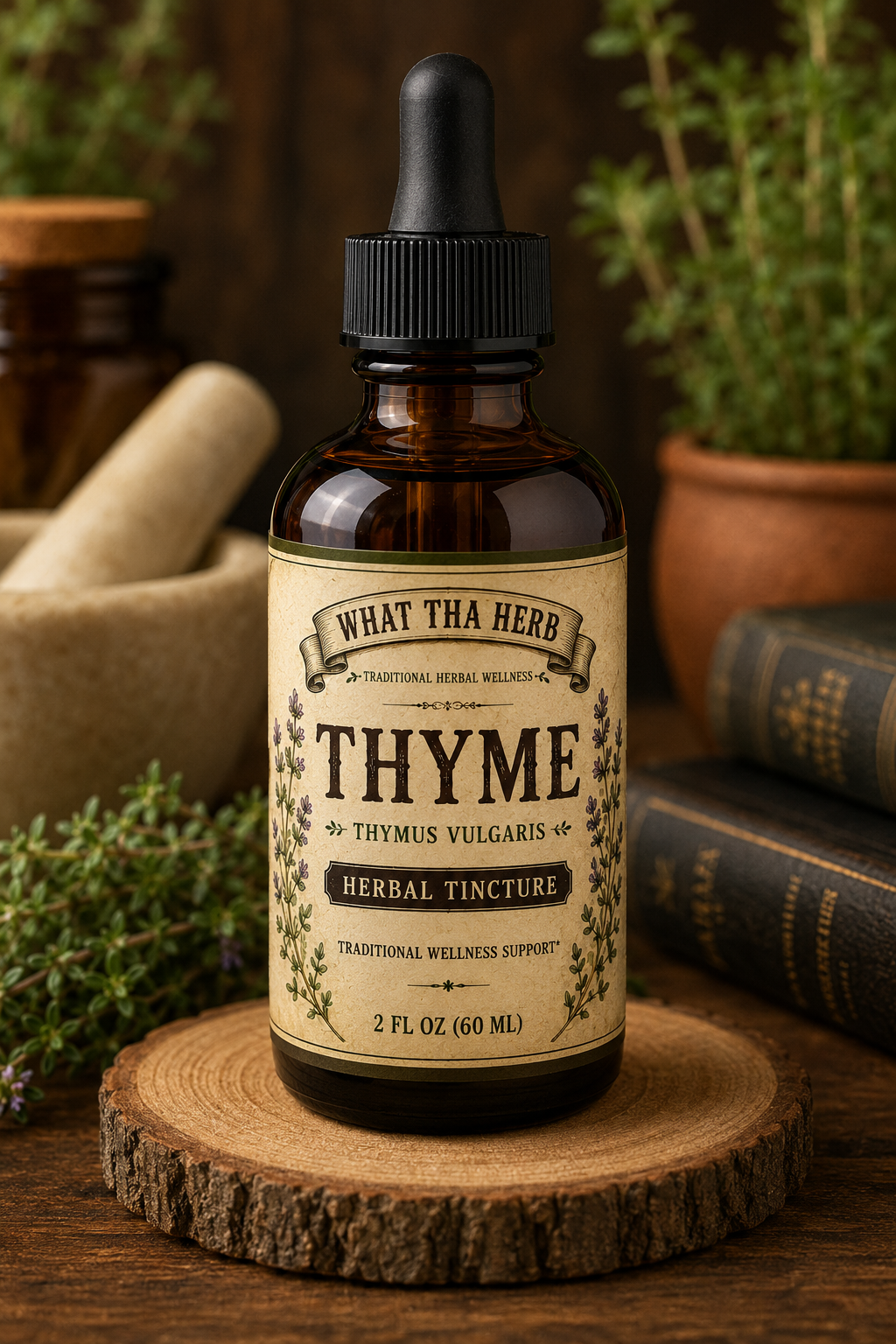 Thyme Tincture | Herbal Wellness Tincture | 2 oz & 4 oz
