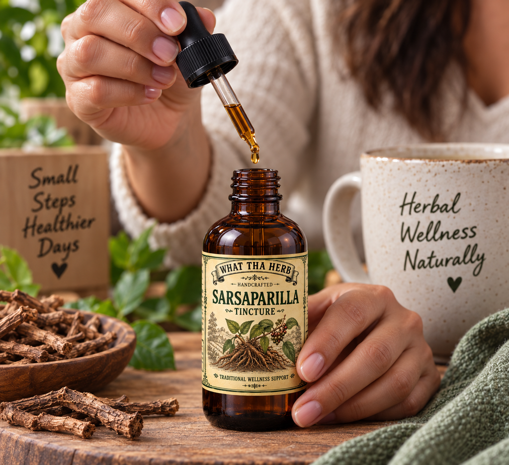 Sarsaparilla Root Tincture 2 oz & 4 oz | Herbal Wellness Support