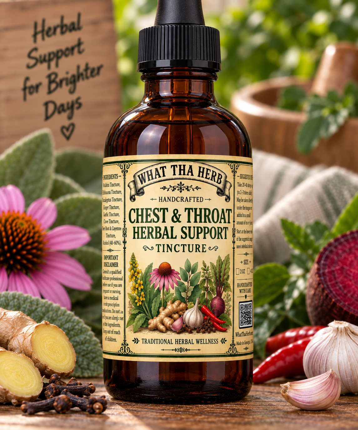 Chest & Throat Herbal Support Tincture