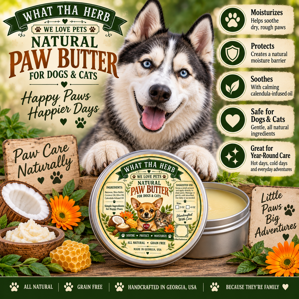 Natural Paw Butter for Dogs and Cats