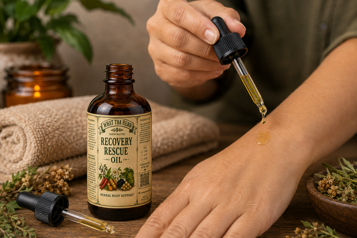 Recovery Rescue Oil/Herbal Body Support