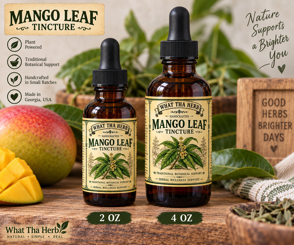 Mango Leaf Tincture | Herbal Extract for Blood Sugar Balance, Heart & Digestive Support