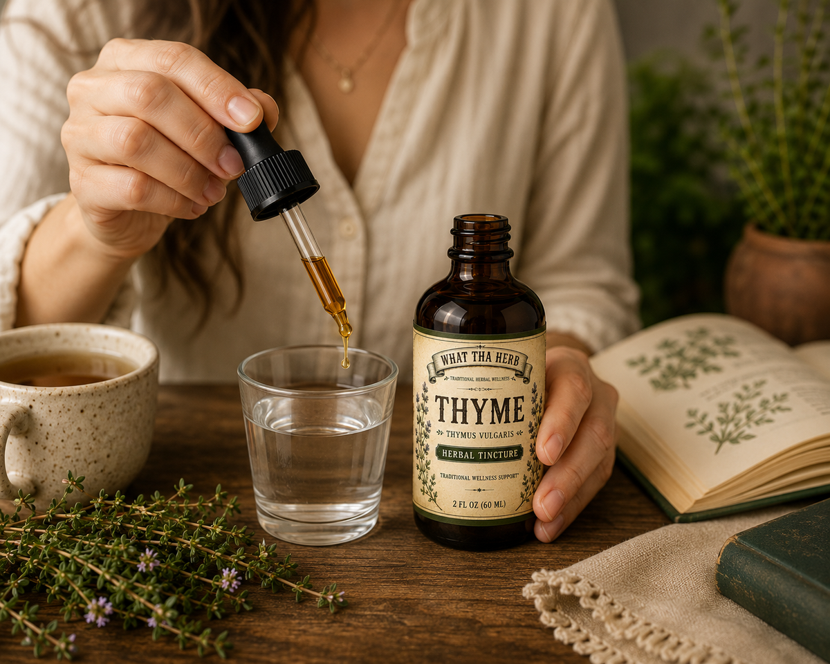 Thyme Tincture | Herbal Wellness Tincture | 2 oz & 4 oz