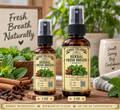Herbal Fresh Breath Spray, Spearmint Clove Cinnamon, Natural Mouth Freshener
