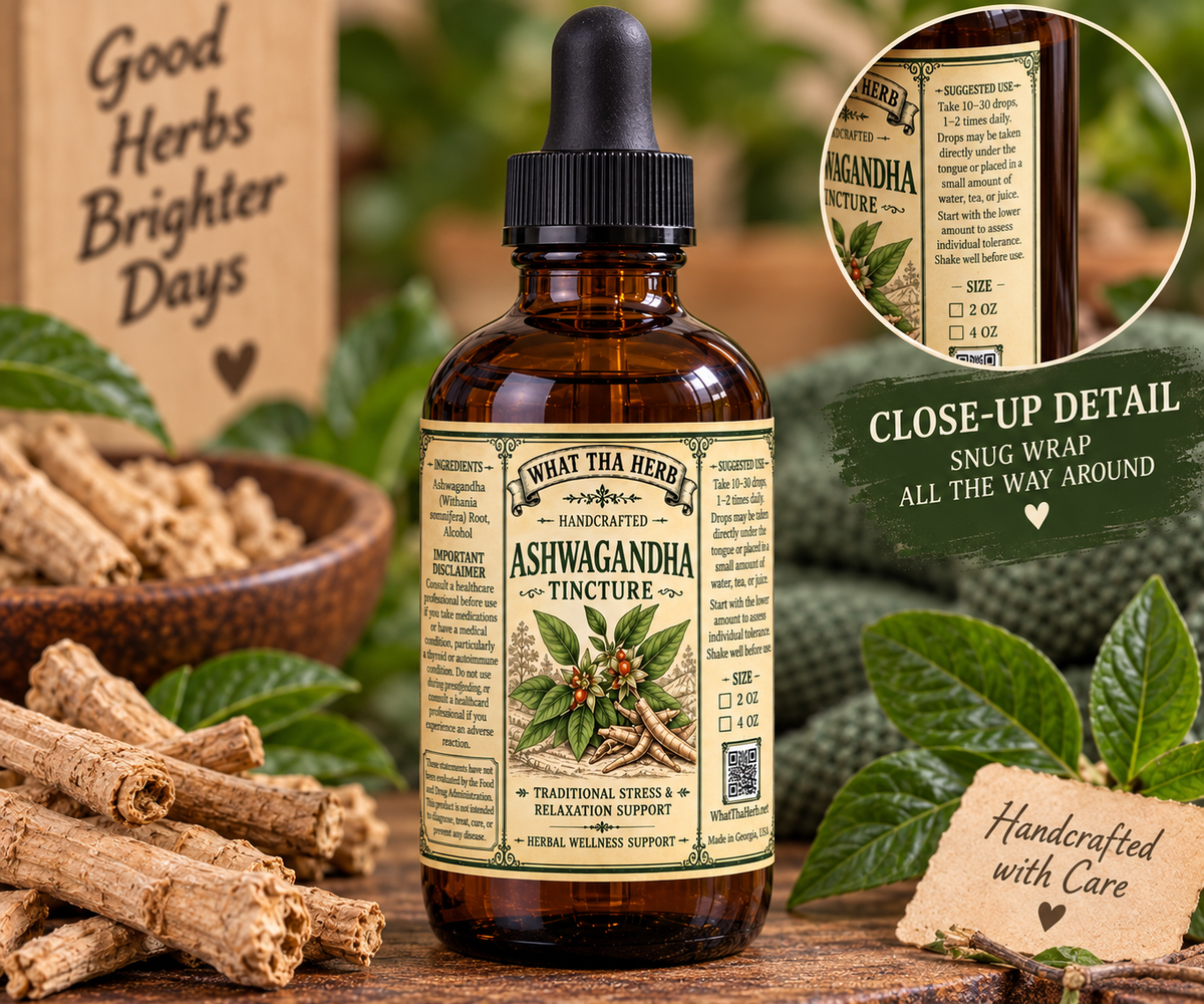 Ashwagandha Tincture: Stress & Energy Support
