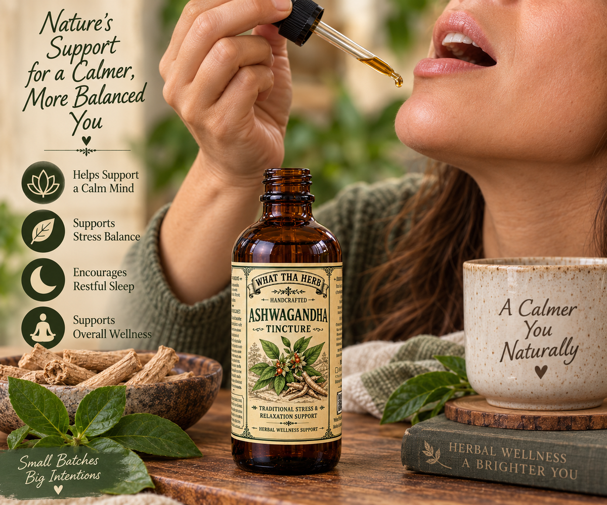 Ashwagandha Tincture: Stress & Energy Support
