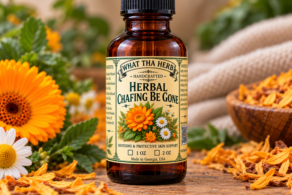 Herbal Chafing Be Gone Oil Calendula Chamomile Anti Friction Body Oil