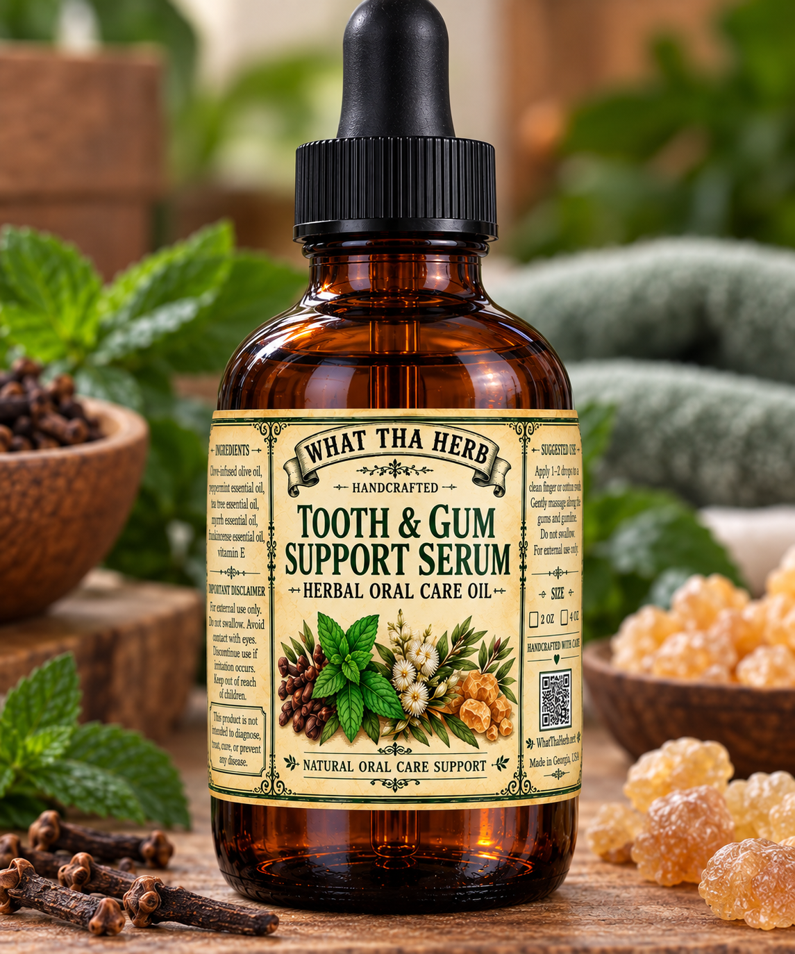 Tooth and Gum Support Serum –Natural Oral Care Extract