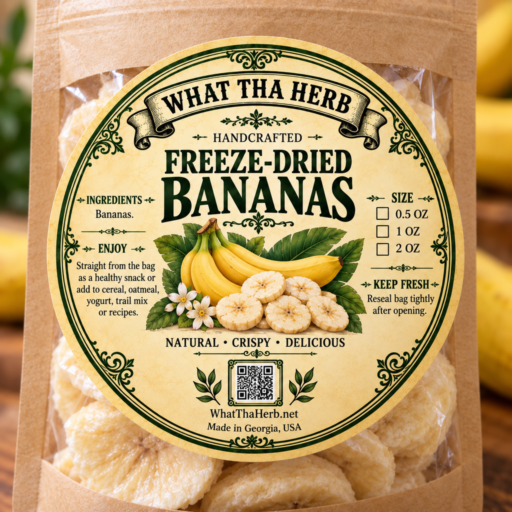 Freeze-Dried Bananas – Naturally Sweet, Light & Crunchy